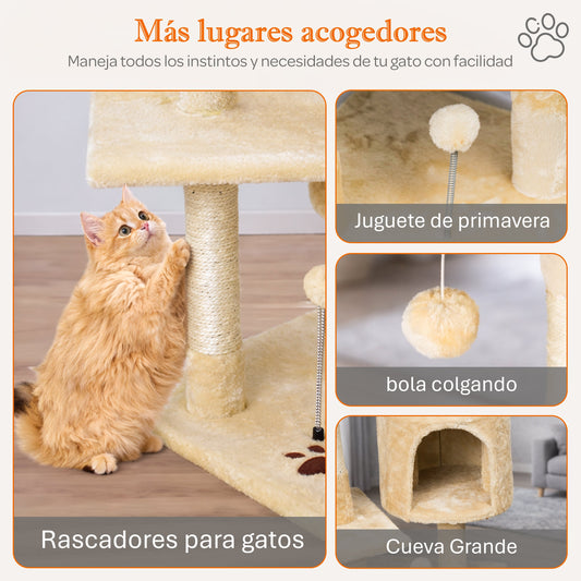 🐾 El árbol rascador ideal para gatos: comodidad, juego y diseño en un solo lugar