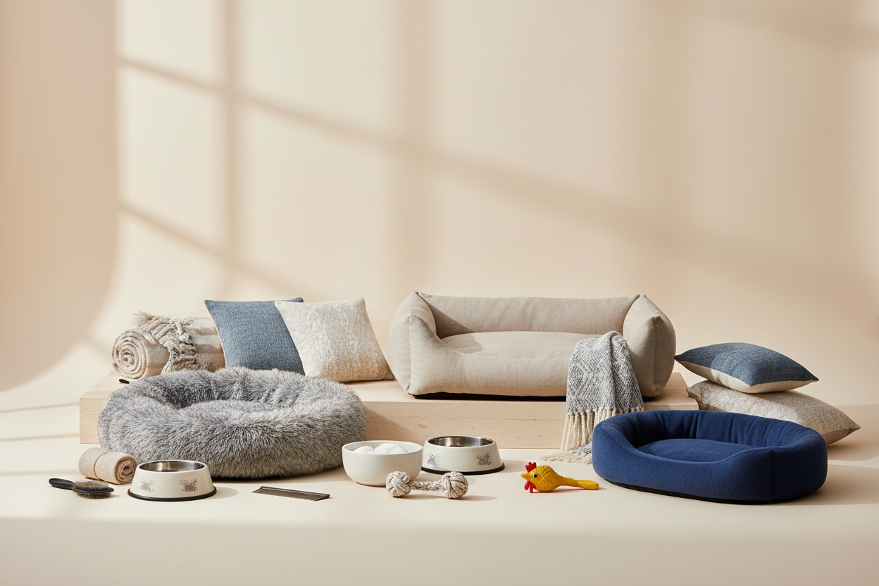 Camas y accesorios para mascotas