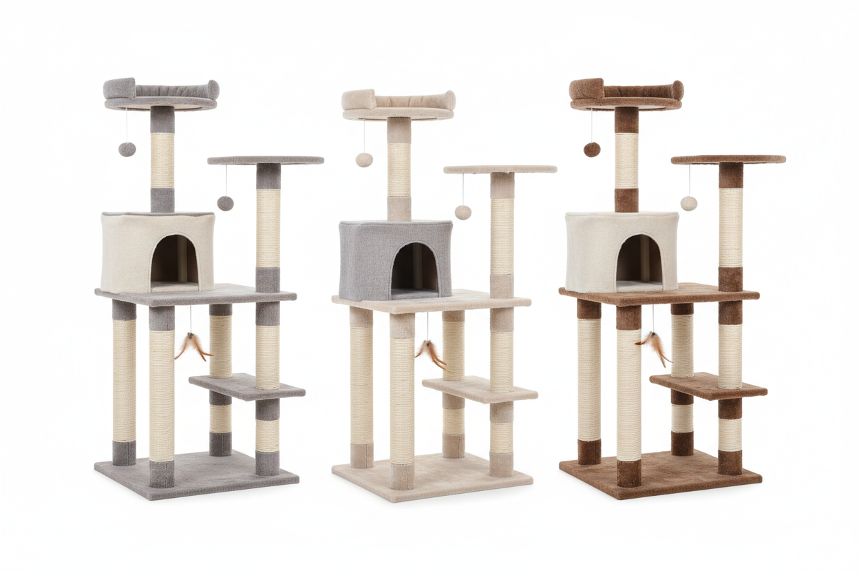 Árboles rascadores para gatos
