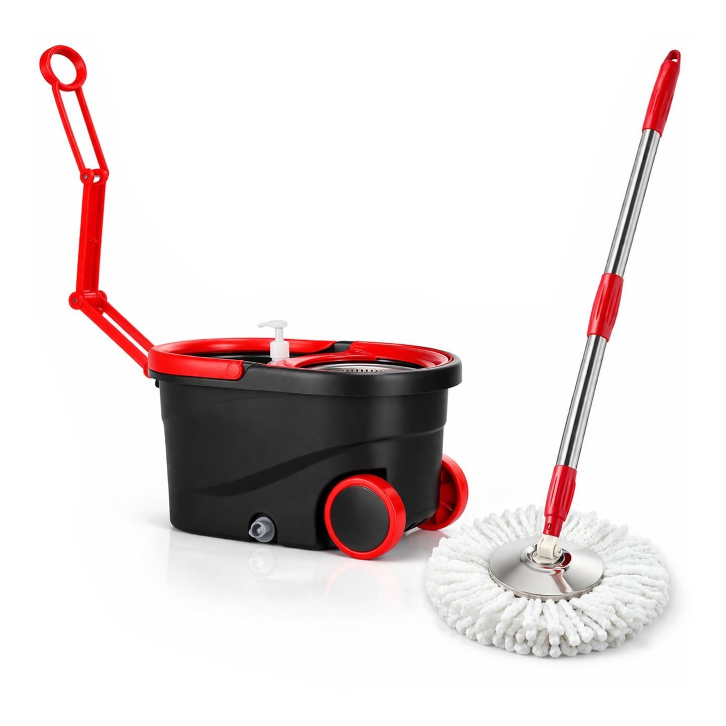 Set de Fregona Giratoria con Cubo Escurridor (Sin Pedal)