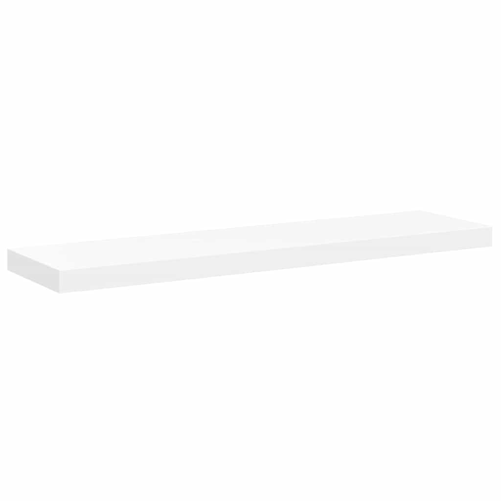Estantes flotantes pared 2 uds MDF blanco