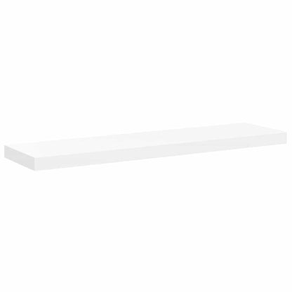 Estantes flotantes pared 2 uds MDF blanco
