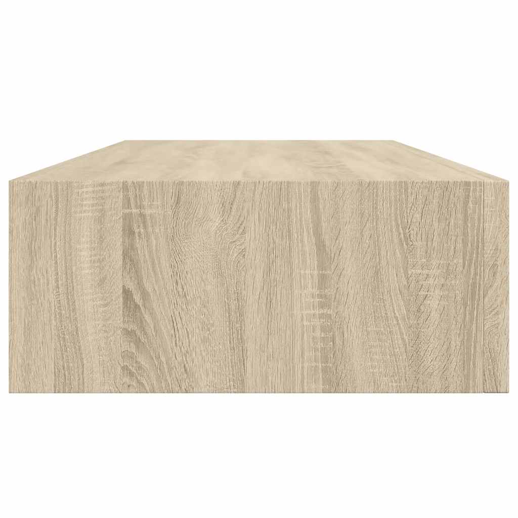 Estante con cajón de pared MDF roble