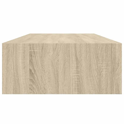 Estante con cajón de pared MDF roble