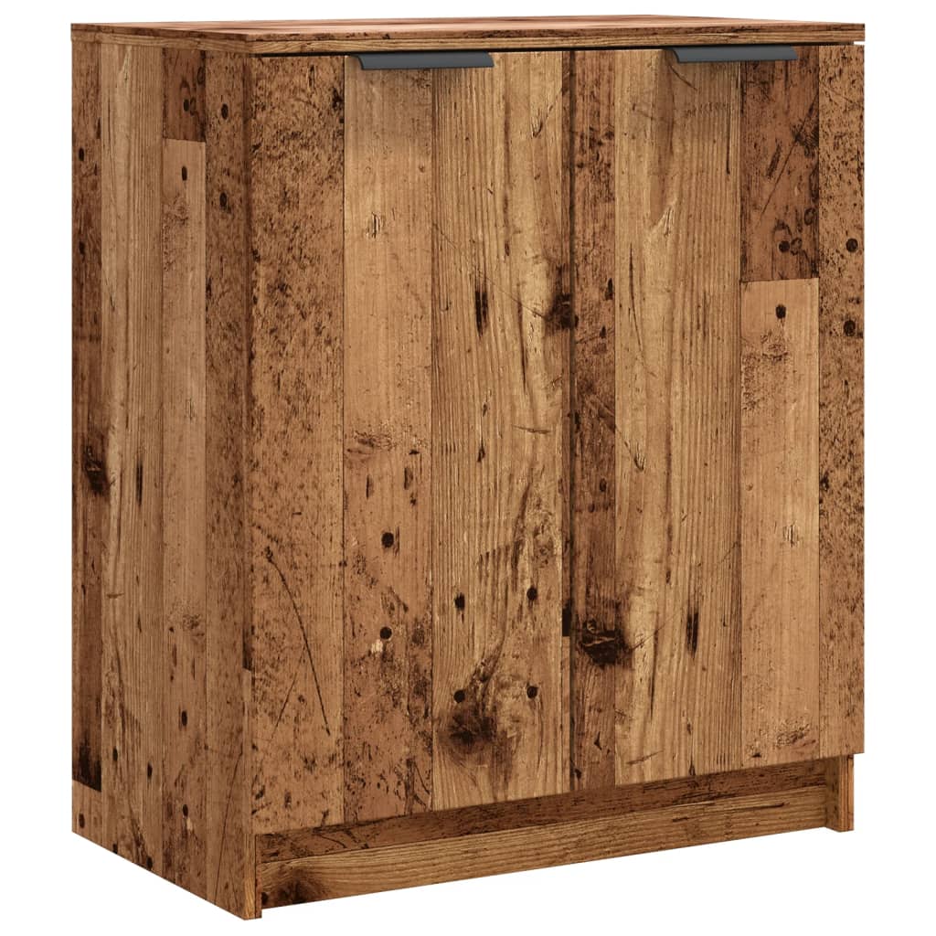 Mueble zapatero madera de ingeniería envejecida