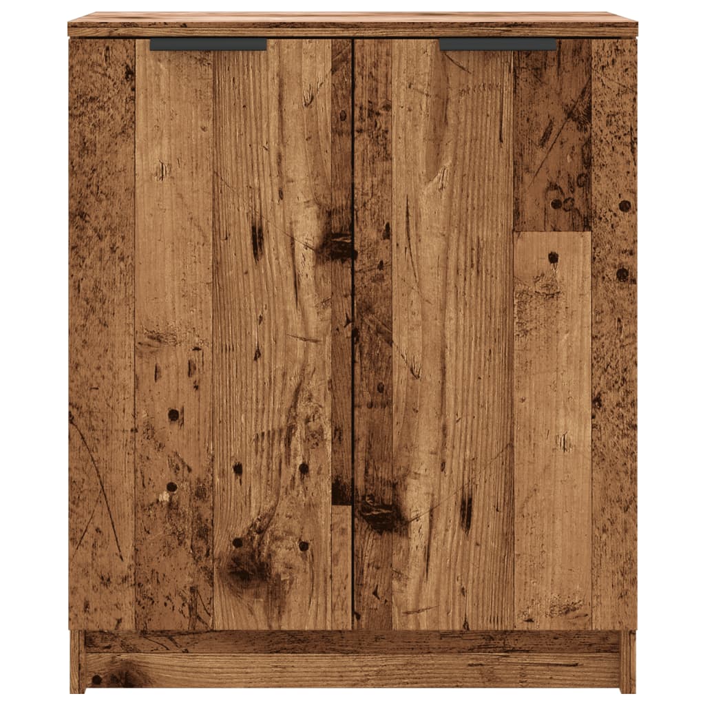 Mueble zapatero madera de ingeniería envejecida