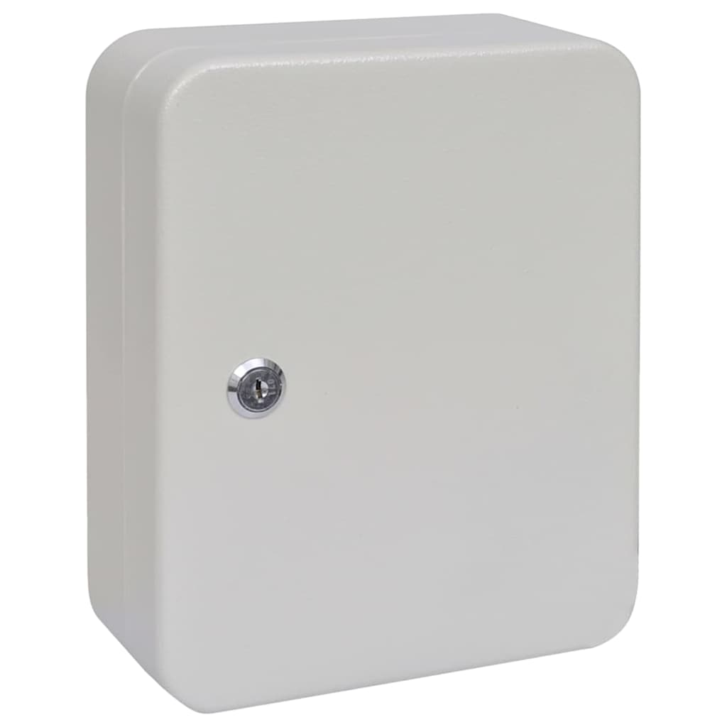 Caja de Llaves con cerradura Marfil 20 x 7,5 x 25 cm Acero