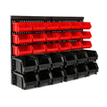 Organizador de Pared para Taller con 30 Cajas de Almacenaje