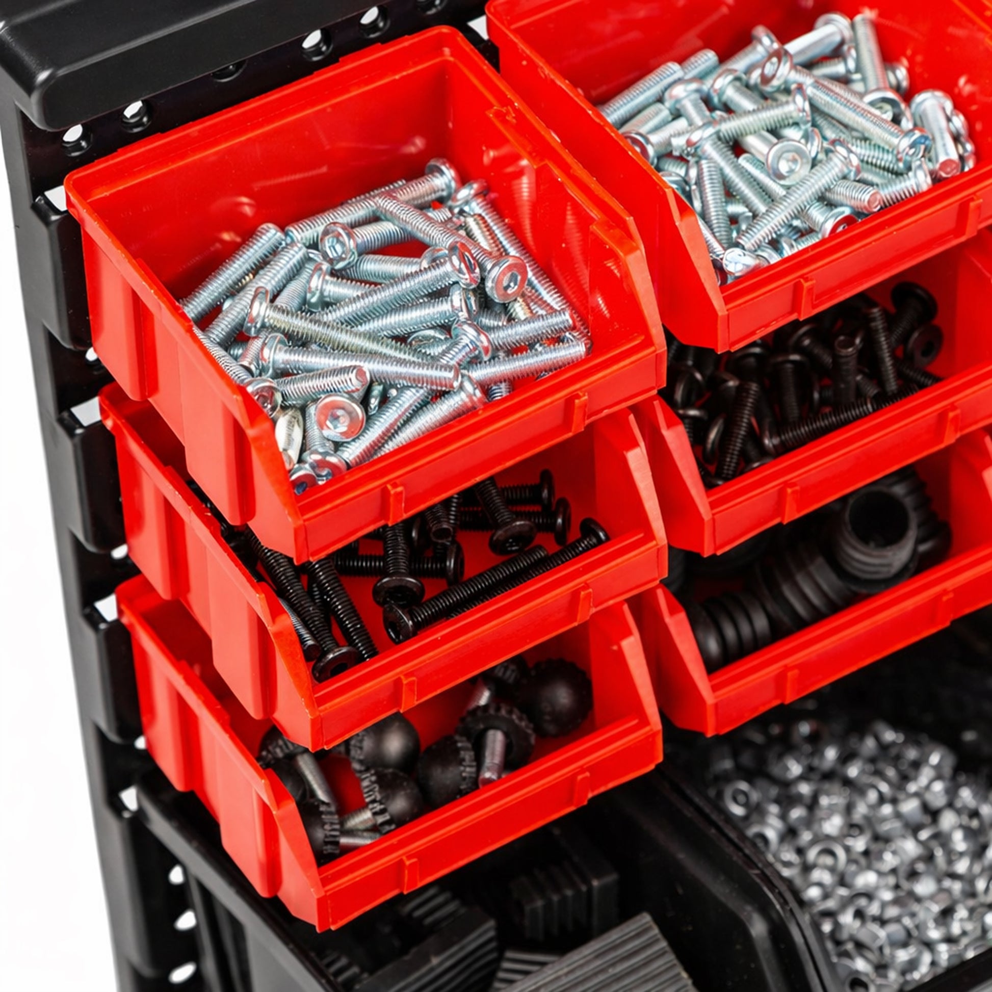 Organizador de Pared para Taller con 30 Cajas de Almacenaje