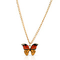 Collar Mariposa Naranja