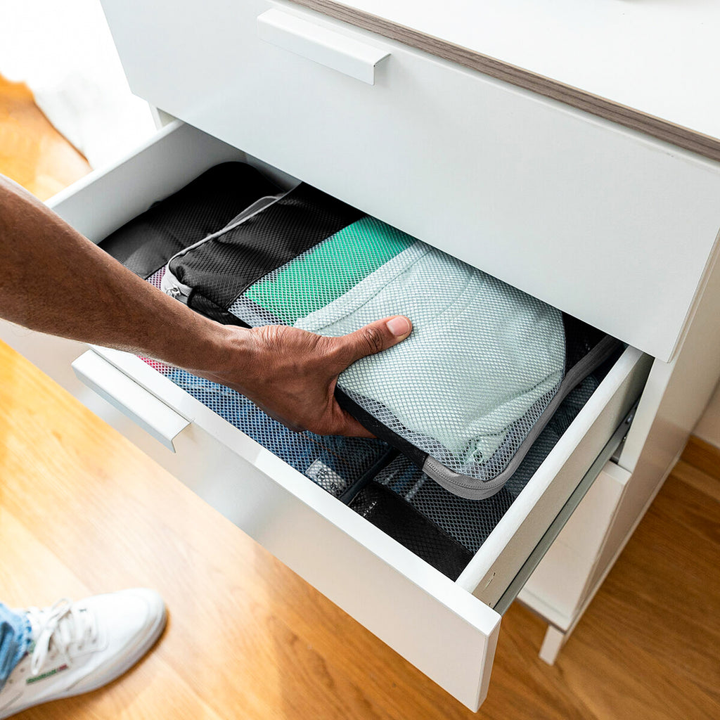 Set de Organizadores de Viaje para Maleta – Bolsas de Compresión y Organización de Ropa (4 Unidad)