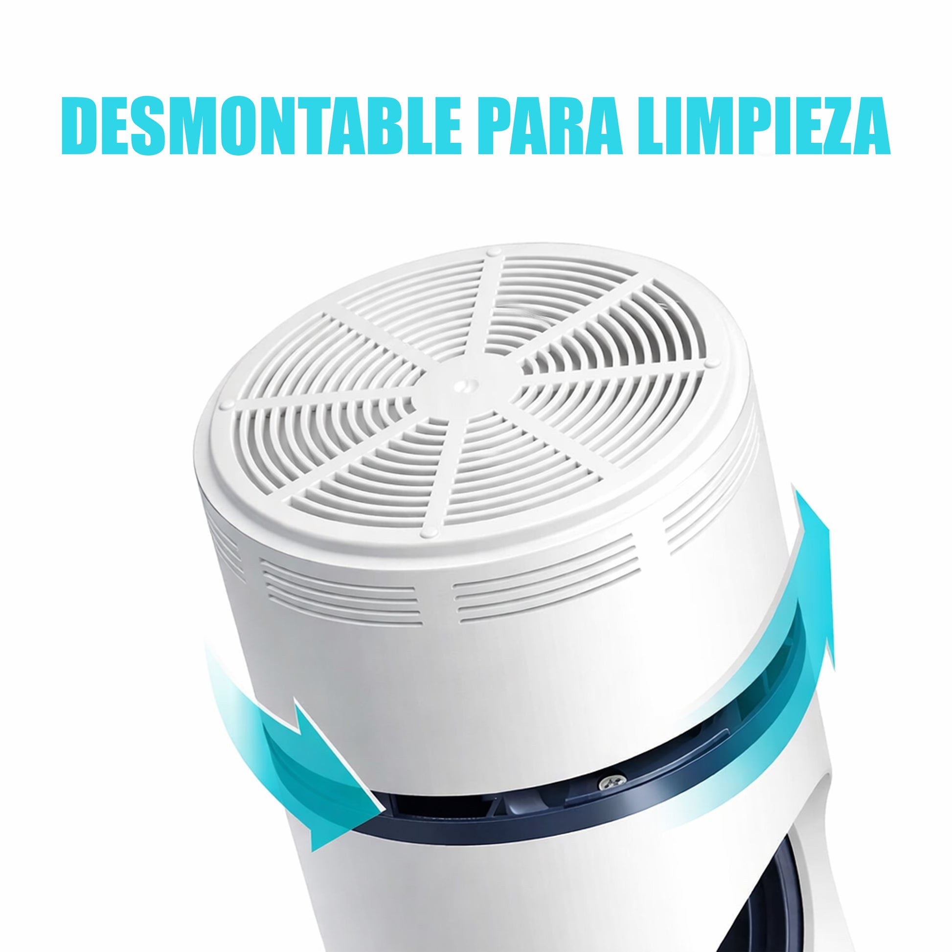 Lámpara Antimosquitos LED UV con Succión Silenciosa