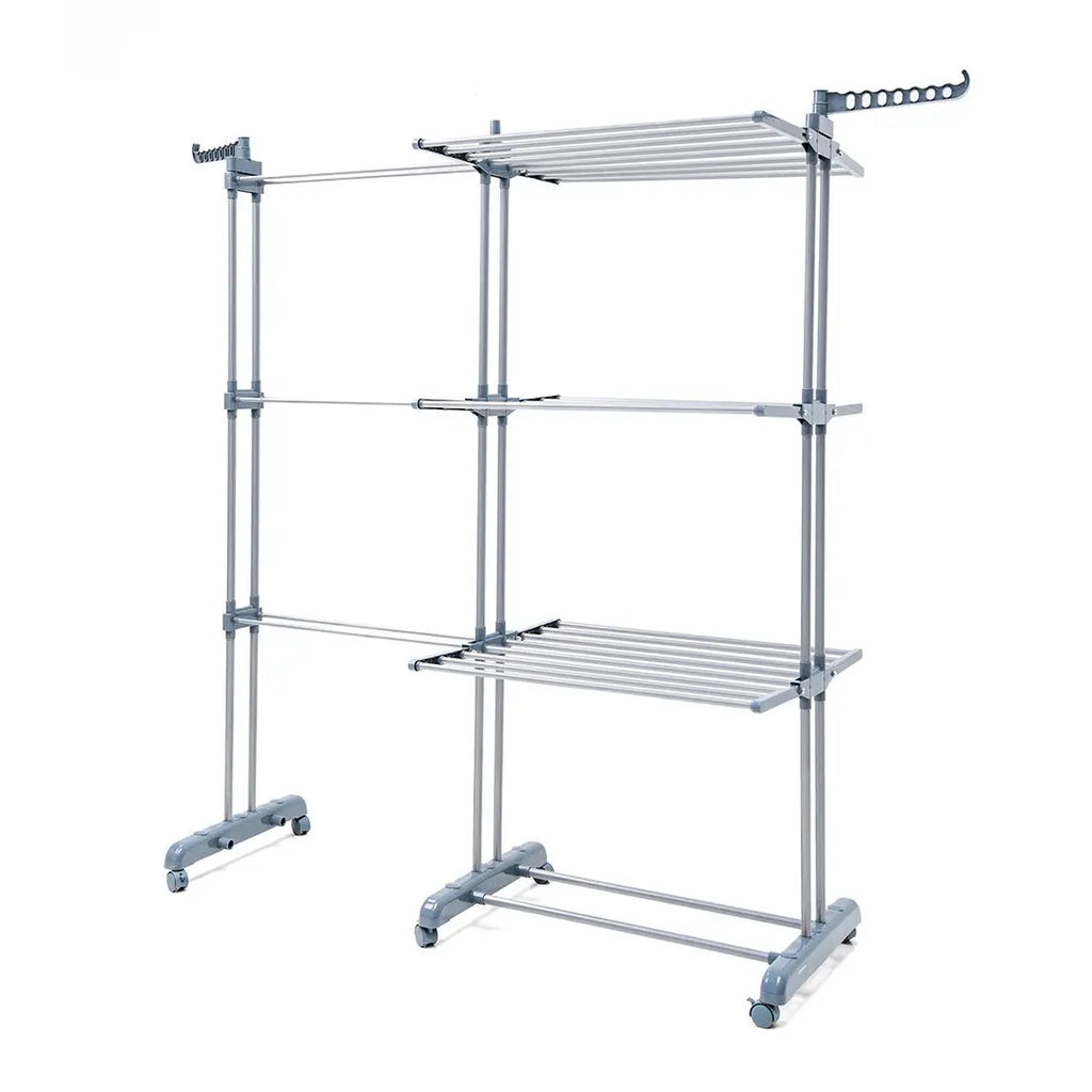 Tendedero Plegable Vertical Extensible con Ruedas Dolver XL 30 Barras