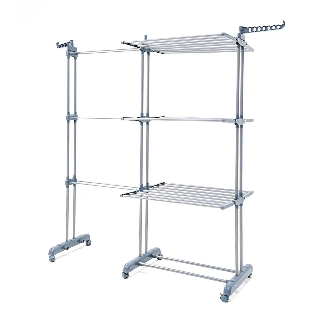 Tendedero Plegable Vertical Extensible con Ruedas Dolver XL 30 Barras